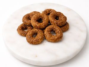 Susamlı Halka Tuzlu Kurabiye (500 GR)